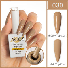 ACOS Magic Beauty Gel Colour Brown Tea(030)