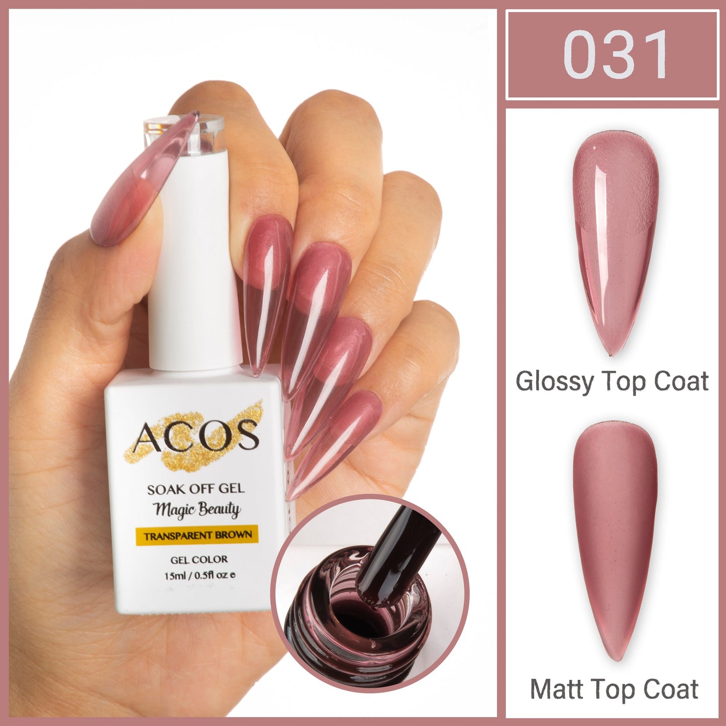 ACOS Gel Colour Series (15ml) - Lashmer