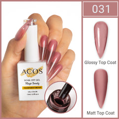 ACOS Magic Beauty Gel Polish Colour TRANSPARENT MULBERRY(031)
