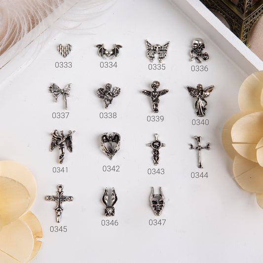 Charm Chrome Hearts Nail Art Decoration (#002)