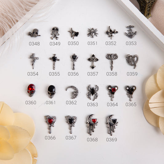 Charm Chrome Hearts Nail Art Decoration (#003)