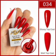 ACOS Magic Beauty Gel Polish Colour Scarlet Banana(034)