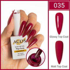 ACOS Magic Beauty Gel Polish Colour Cochineal(035)
