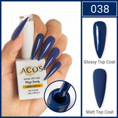 ACOS Magic Beauty Gel Polish Colour Light LAPIS LAZULI(038)