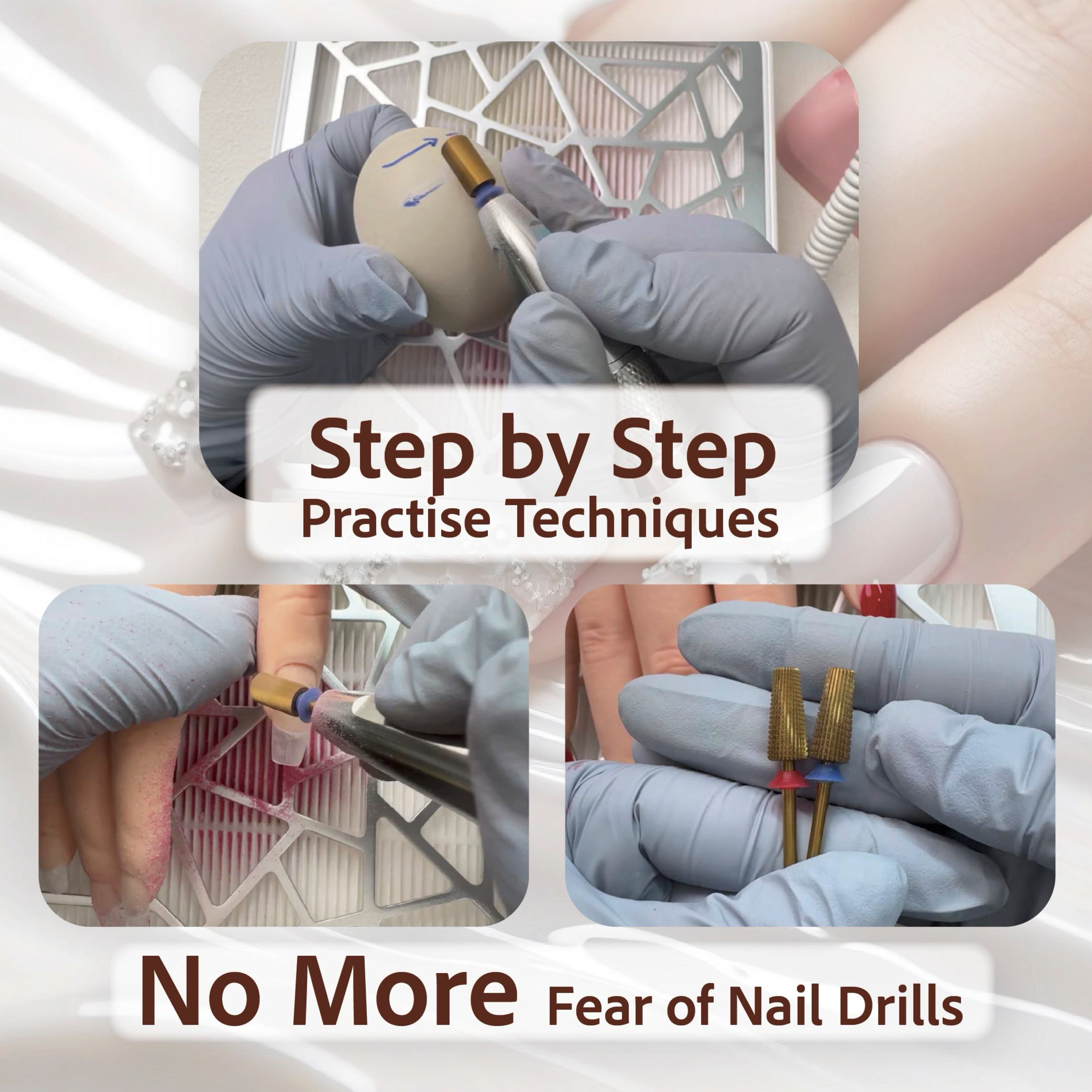 ACOS E-File & Drill bit Nail Course - Lashmer