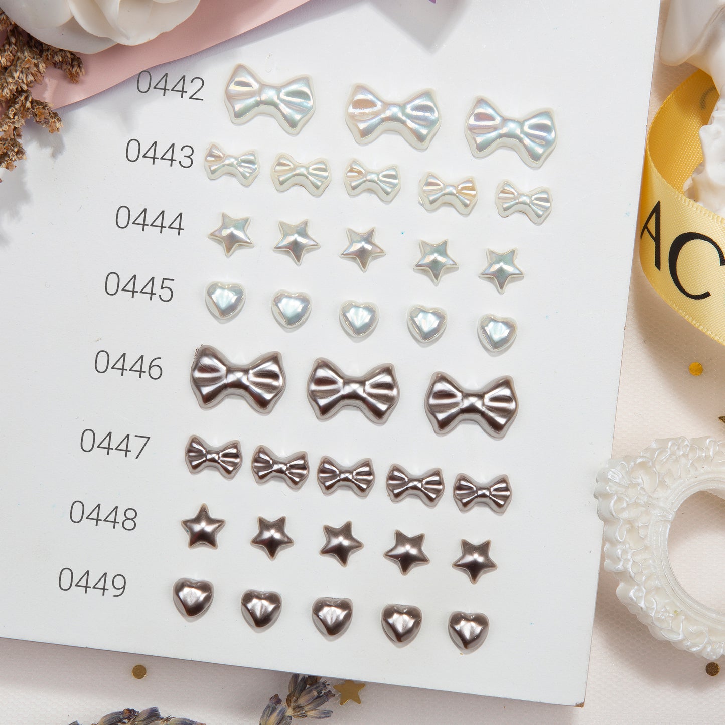 ACOS Resin Nail Art  Decorations--2pcs/pack (#0002)