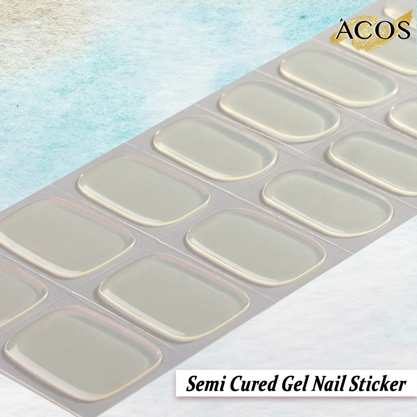 ACOS Semi Cured Gel Sticker for Nail Extension