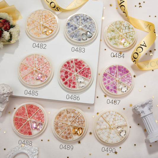 ACOS Resin Nail Art  Decorations--5pcs/pack (#0009)