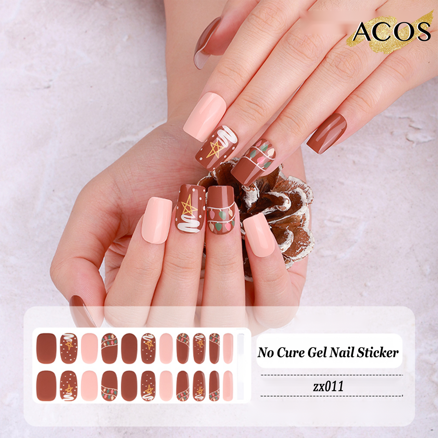 ACOS No Cured Gel Sticker -- Style #011