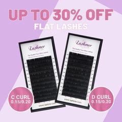 Silk Flat Lashes(0.15/0.20) Saver Bundle - X2Trays