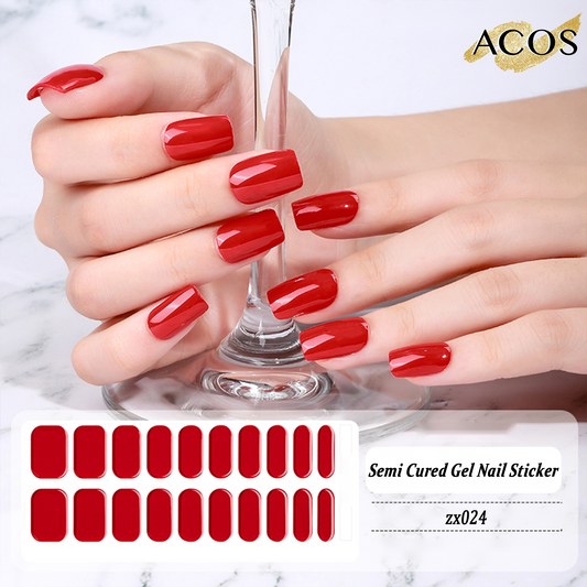 ACOS Semi Cured Gel Sticker -- Style #024