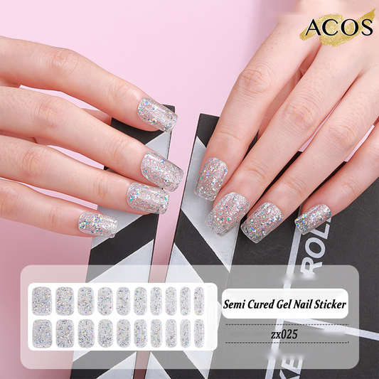 ACOS Semi Cured Gel Sticker -- Style #025