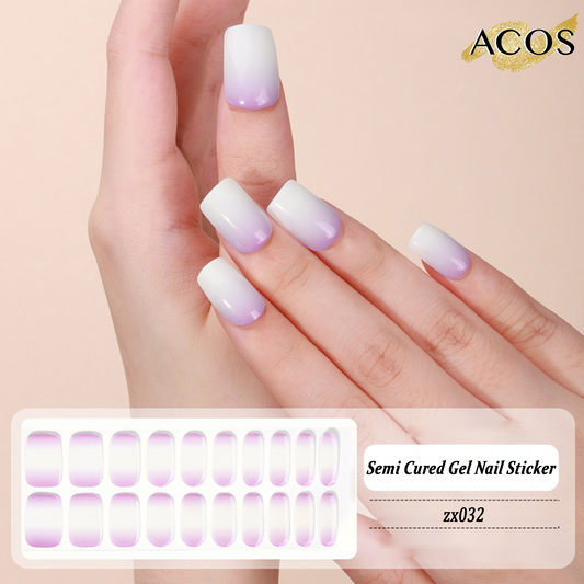 ACOS Semi Cured Gel Sticker -- Style #032