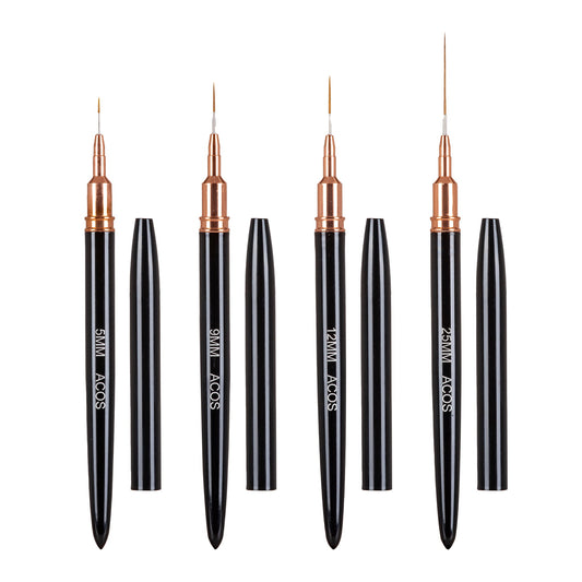 ACOS Nail Art Liner Brushes Set (4pcs)