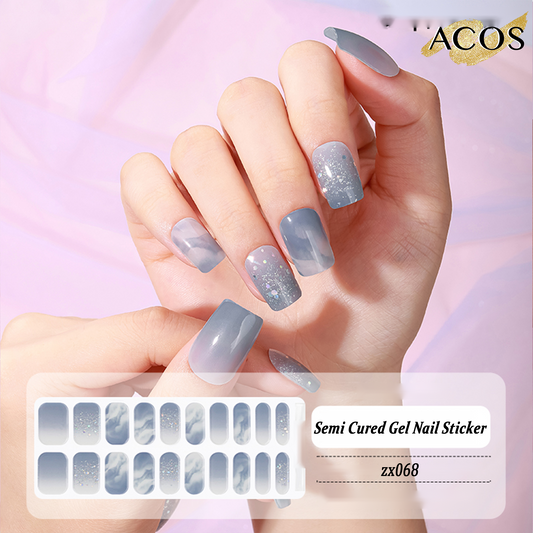 ACOS Semi Cured Gel Sticker -- Style #068