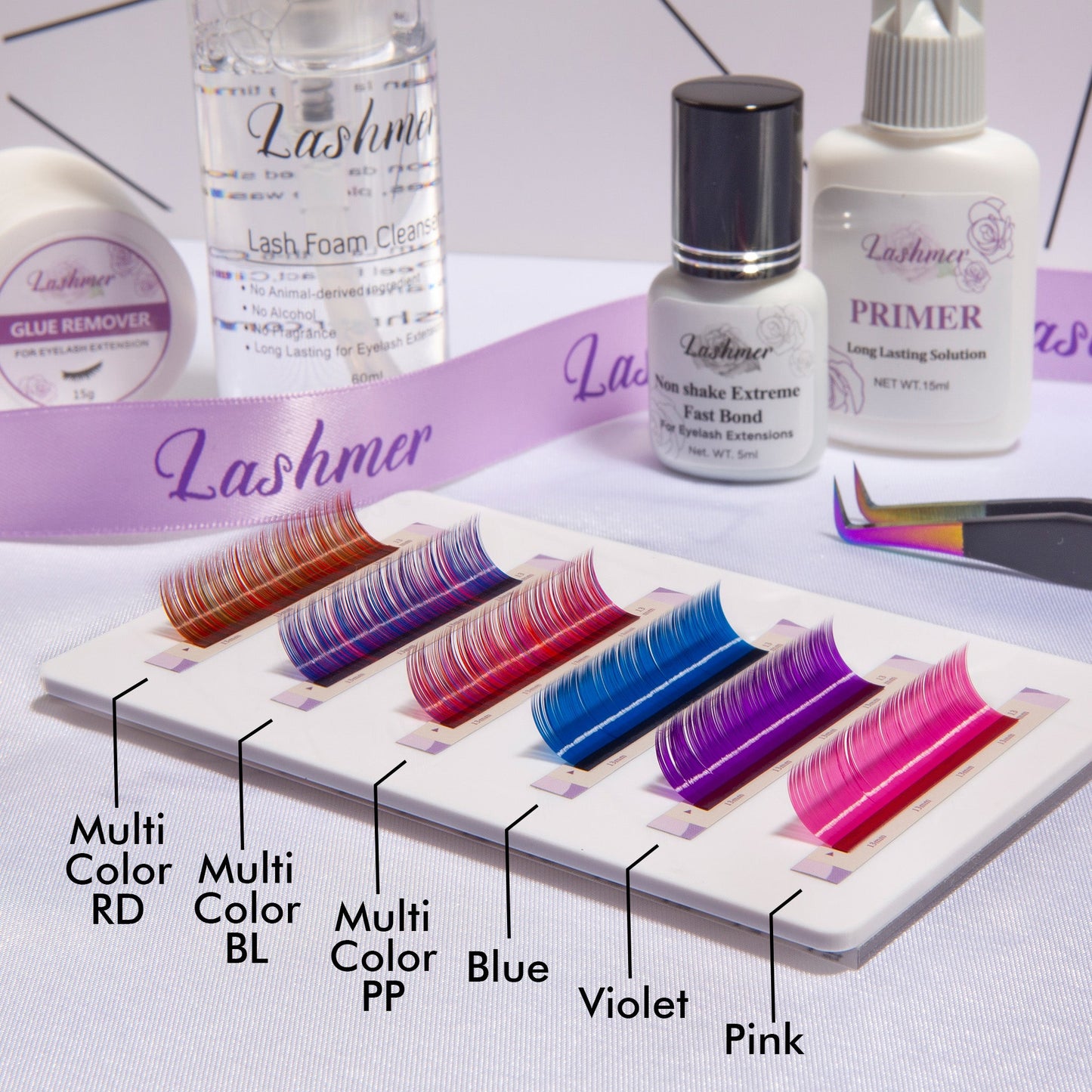 Color Volume lashes Sampler Bundle (6 trays)