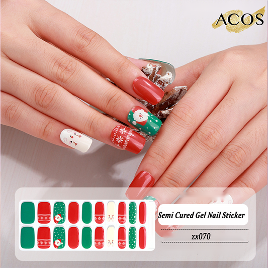 ACOS Semi Cured Gel Sticker -- Style #070