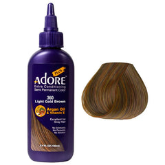 Hi Lift Adore Plus Semi Permanent Color Light Gold Brown #360