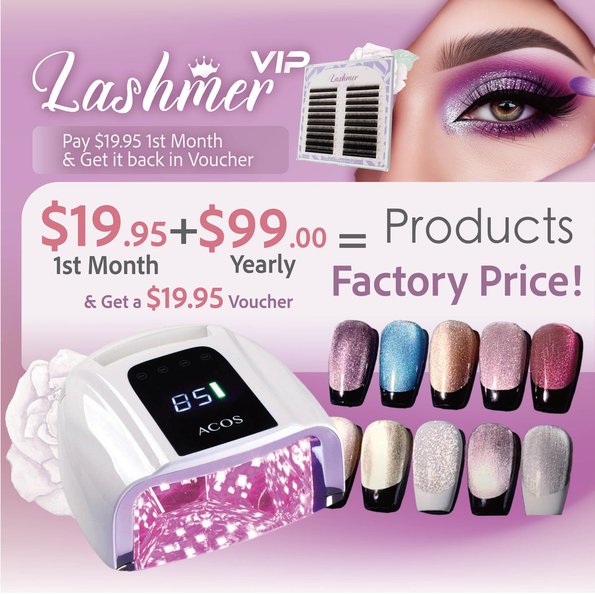 Lashmer VIP Membership