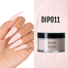 ACOS Dipping Powder Milky White Pink  Colour (60g)