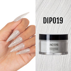 ACOS Dipping Powder Glitter Silver  Colour (60g)