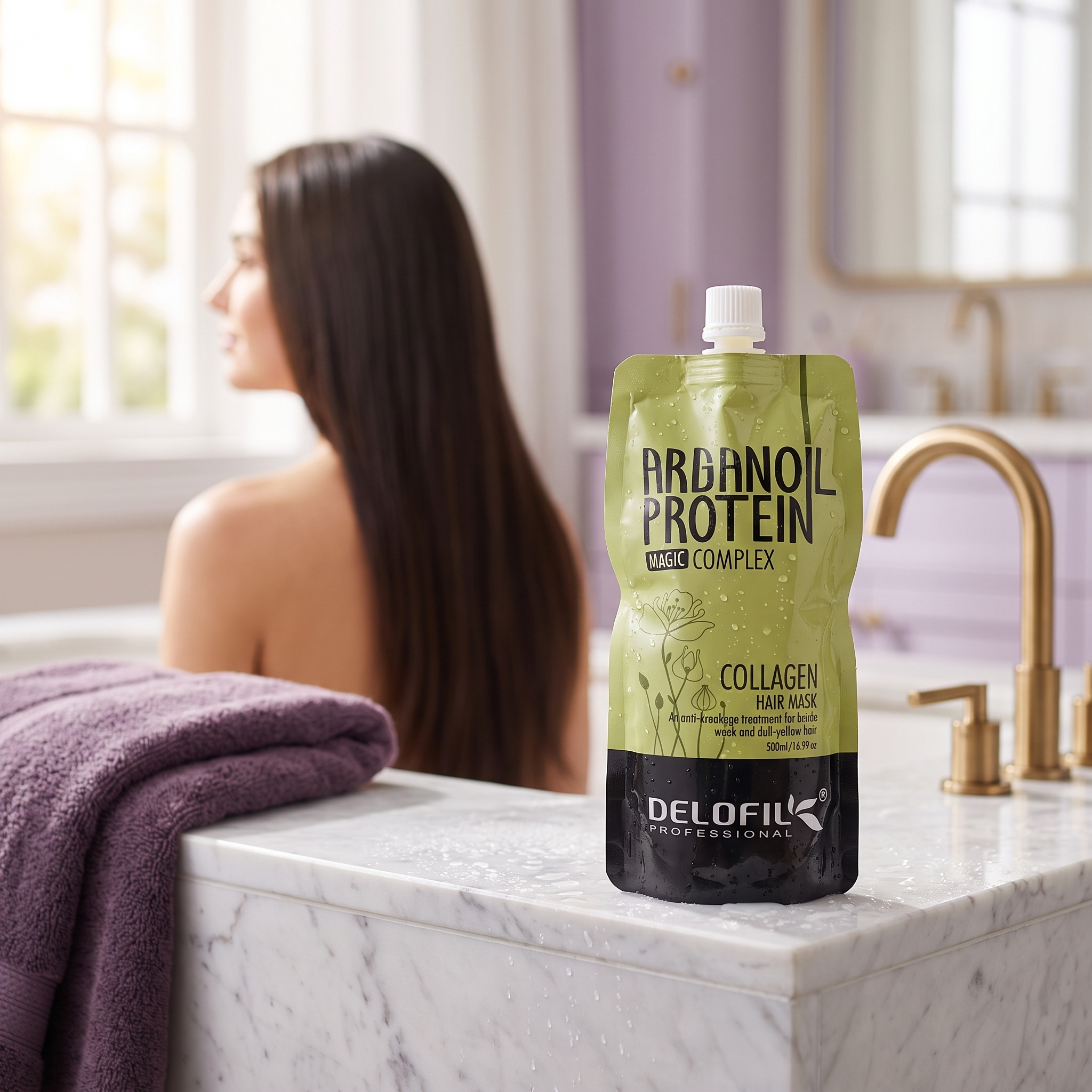 Delofil MIracle Collagen Hair Mask 500ml - MV hair and beauty