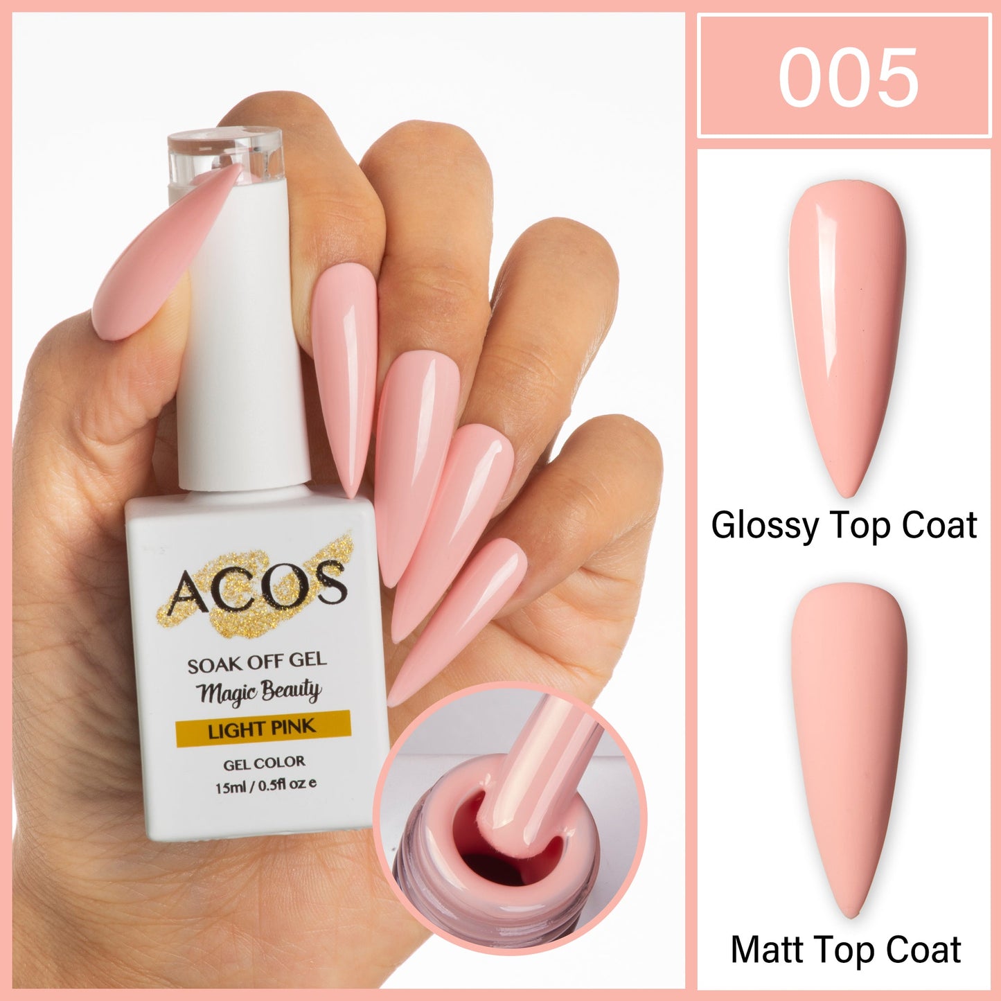 ACOS Gel Colour Series (15ml) - Lashmer