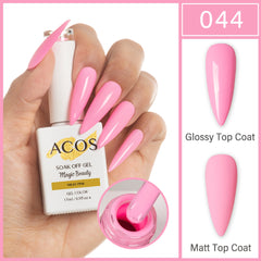 ACOS Magic Beauty Gel Polish Colour Milky Pink(044)
