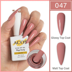 ACOS Magic Beauty Gel Polish Colour Dark Lotus Pink(047)