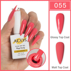 ACOS Magic Beauty Gel Polish Colour Little Pepper Red(055)
