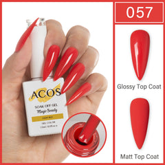 ACOS Magic Beauty Gel Polish Colour CINNABAR (057)