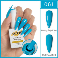 ACOS Magic Beauty Gel Polish Colour Blue(061)