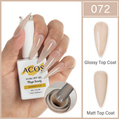 ACOS Magic Beauty Gel Polish Colour TRANSPARENT CLAY(072)