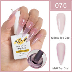 ACOS Magic Beauty Gel Polish Colour TRANSPARENT PURPLE(075)
