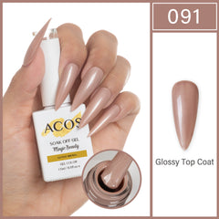 ACOS Magic Beauty Gel Polish GLOSSY BROWN(091)