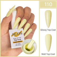 ACOS Magic Beauty Gel Polish Colour Lime Green(110)