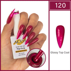 ACOS Magic Beauty Gel Polish Rose Red Purple(120)