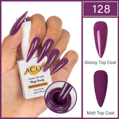 ACOS Magic Beauty Gel Polish Colour Deep Grape Night(128)