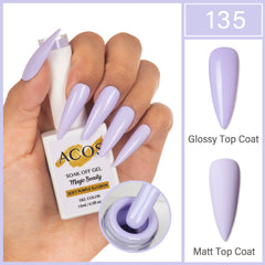 ACOS Magic Beauty Gel Polish Colour Soft Purple Illusion(135)