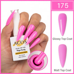 ACOS Magic Beauty Gel Polish Colour NEON FUCHSIA (175)