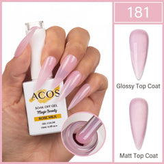 ACOS Magic Beauty Gel Polish Colour ROSE MILK (181)