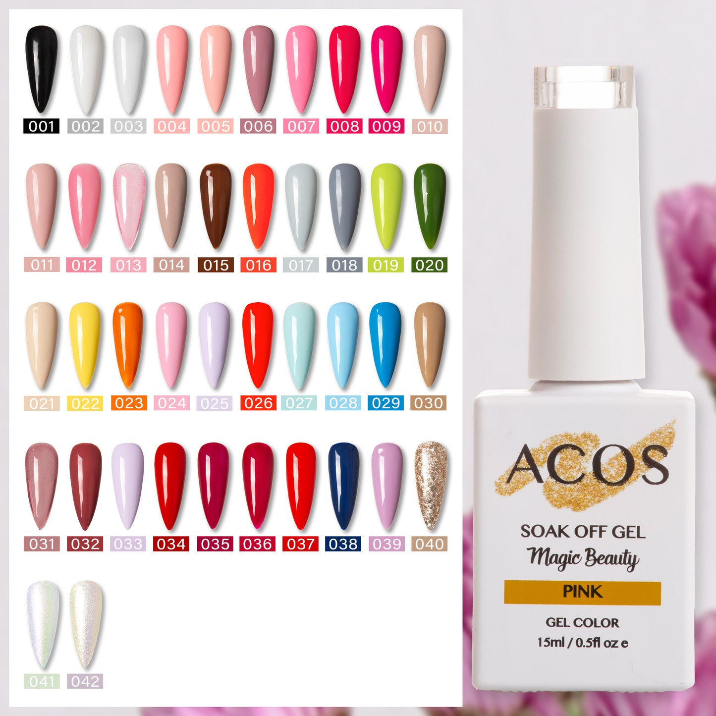 ACOS Magic Beauty Gel Colour Series #001 (15ml)