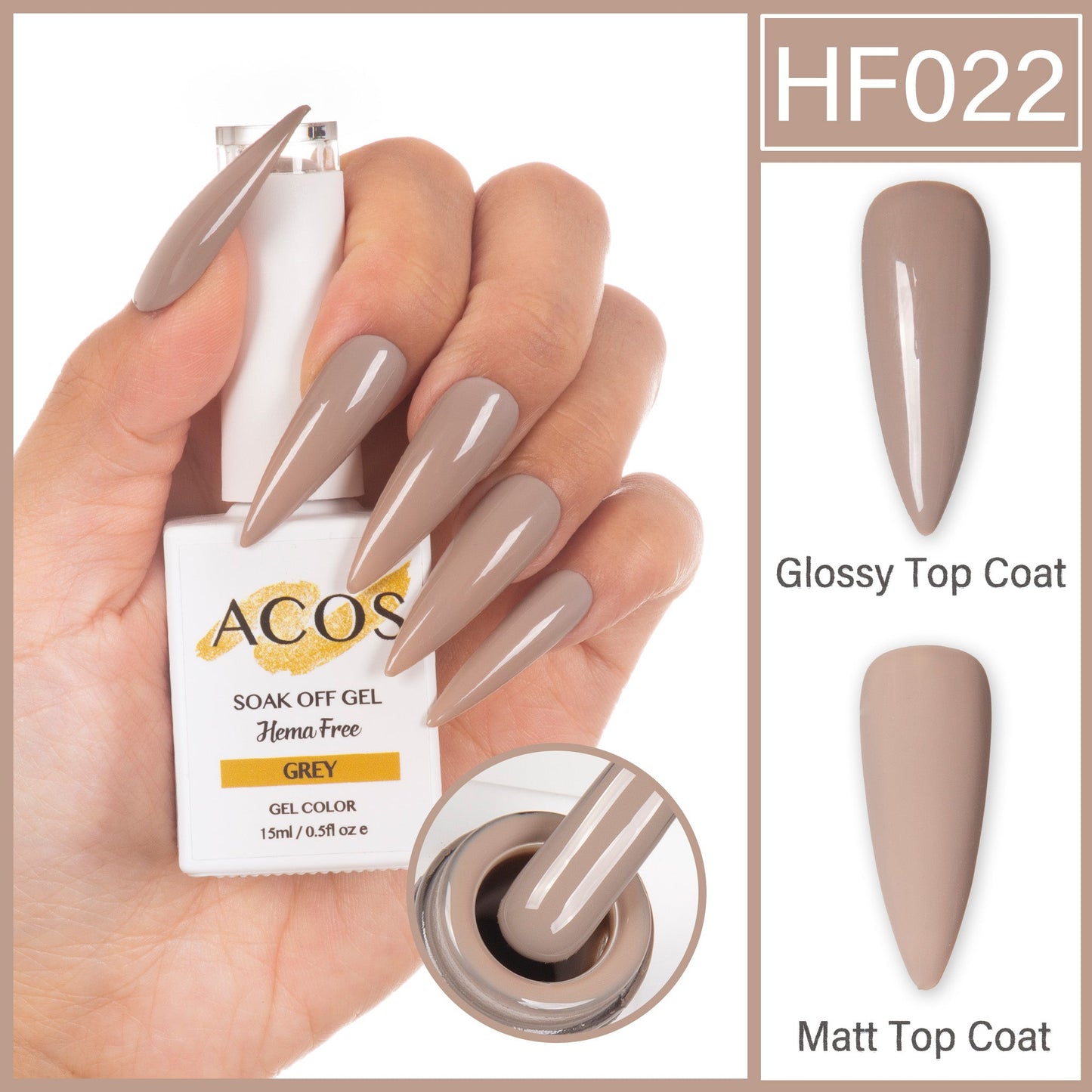 ACOS Hema Free Gel Colour Series #001 (15ml)