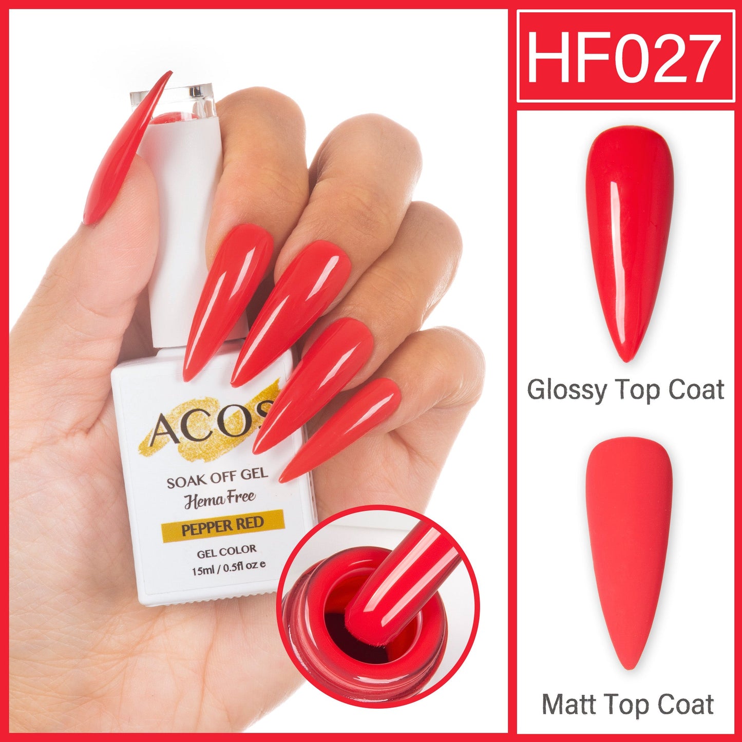 ACOS Hema Free Gel Colour Series #001 (15ml)