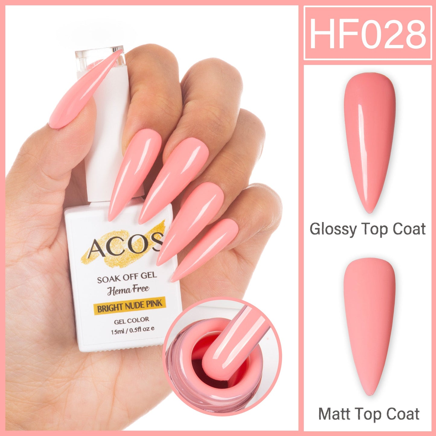 ACOS Hema Free Gel Colour Series #001 (15ml)