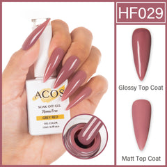 ACOS Hema Free Gel Colour GREY RED(029)