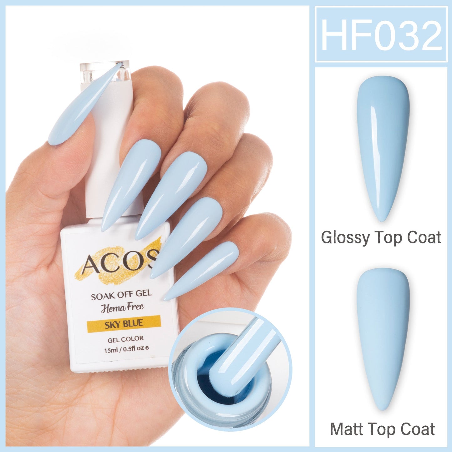 ACOS Hema Free Gel Colour Series #001 (15ml)