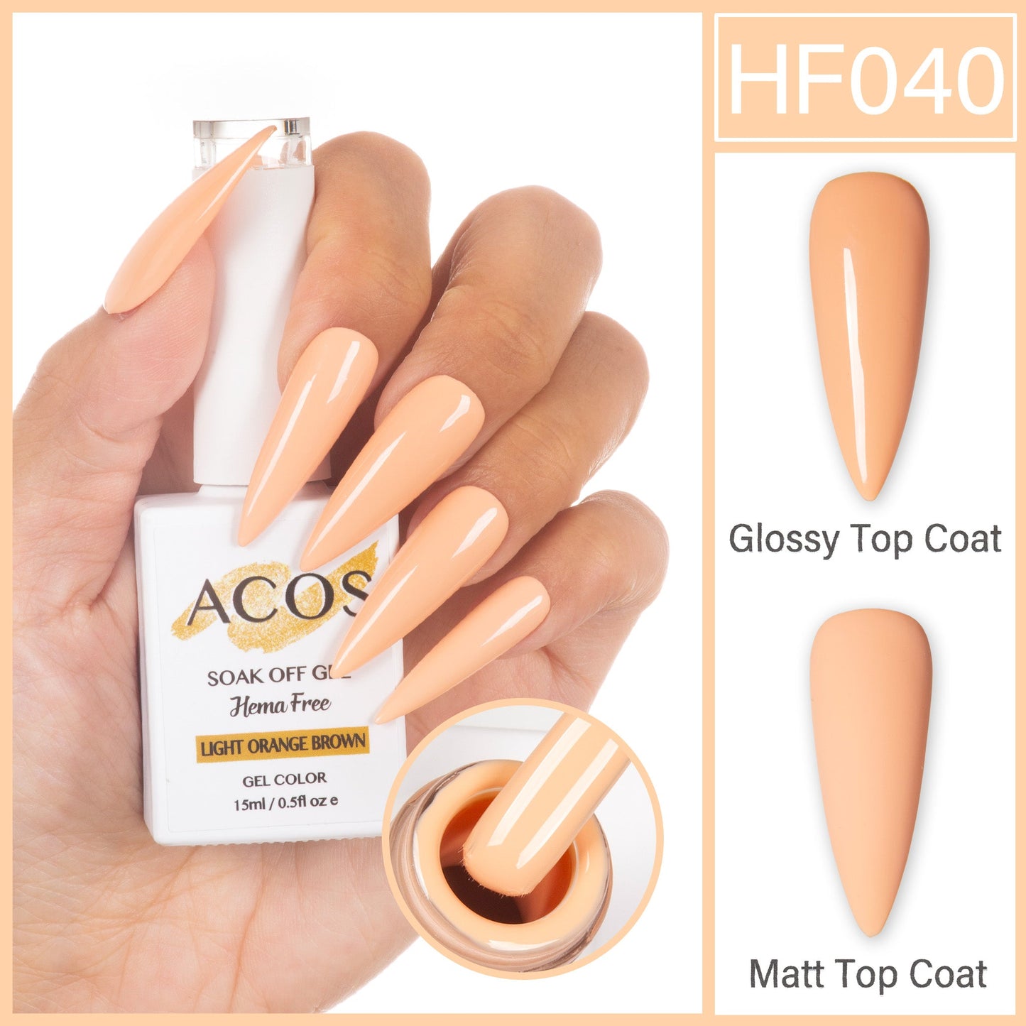 ACOS Hema Free Gel Colour Series #001 (15ml)