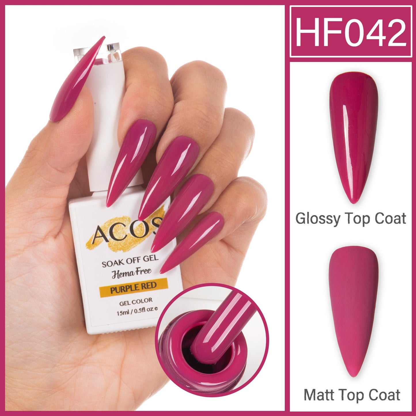 ACOS Hema Free Gel Colour Series #001 (15ml)