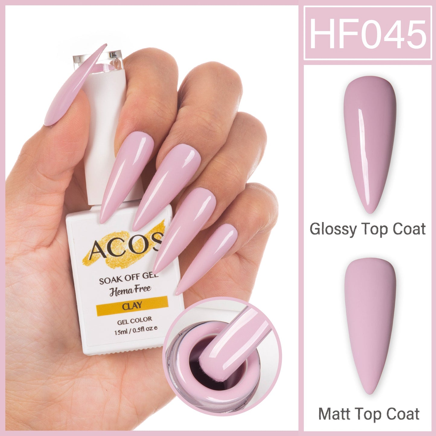 ACOS Hema Free Gel Colour Series #001 (15ml)